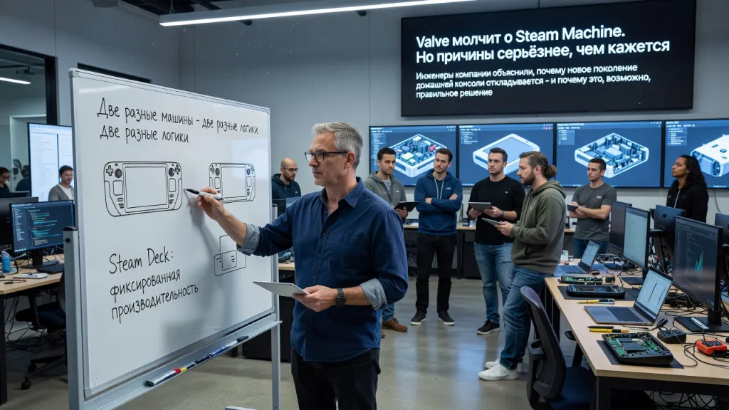 Valve молчит о Steam Machine. Но причины серьёзнее, чем кажется