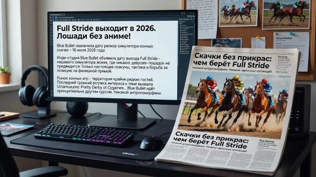 Full Stride выходит в 2026. Лошади без аниме!