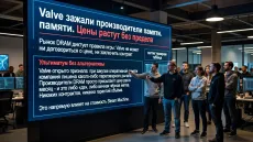 Valve зажали производители памяти. Цены растут без предела